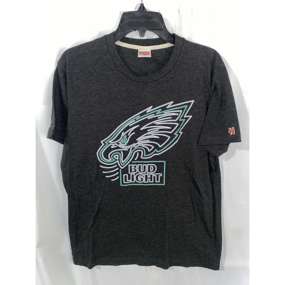 Homage‎ Philadelphia Eagles Bud Light Beer T Shirt Large